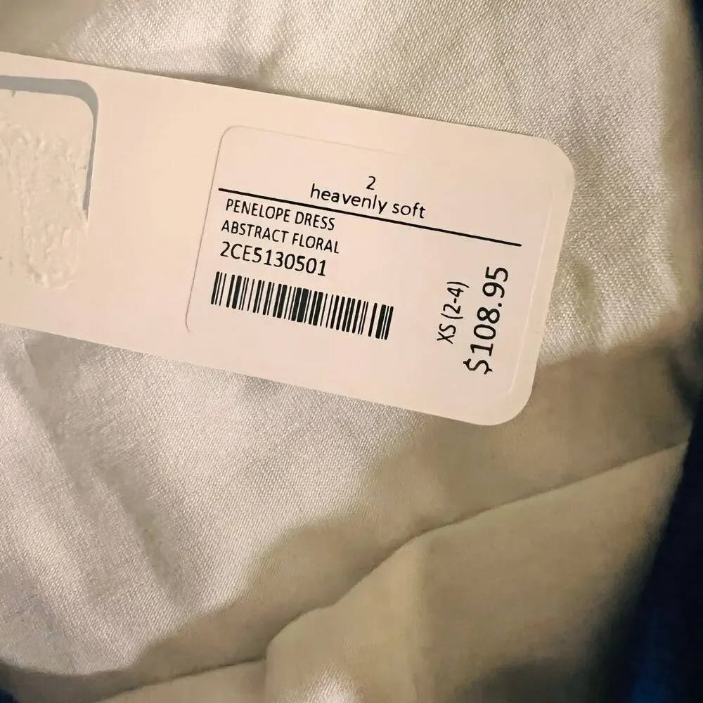 Soft Surroundings Penelope Sleeveless Tropical Print Maxi Dress Size XS NWT - Picture 6 of 10